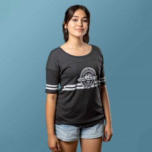 Playera Manga 3/4 logo Rapaces Mujer
