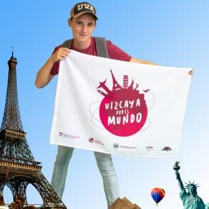 Bandera VIZCAYA por el mundo